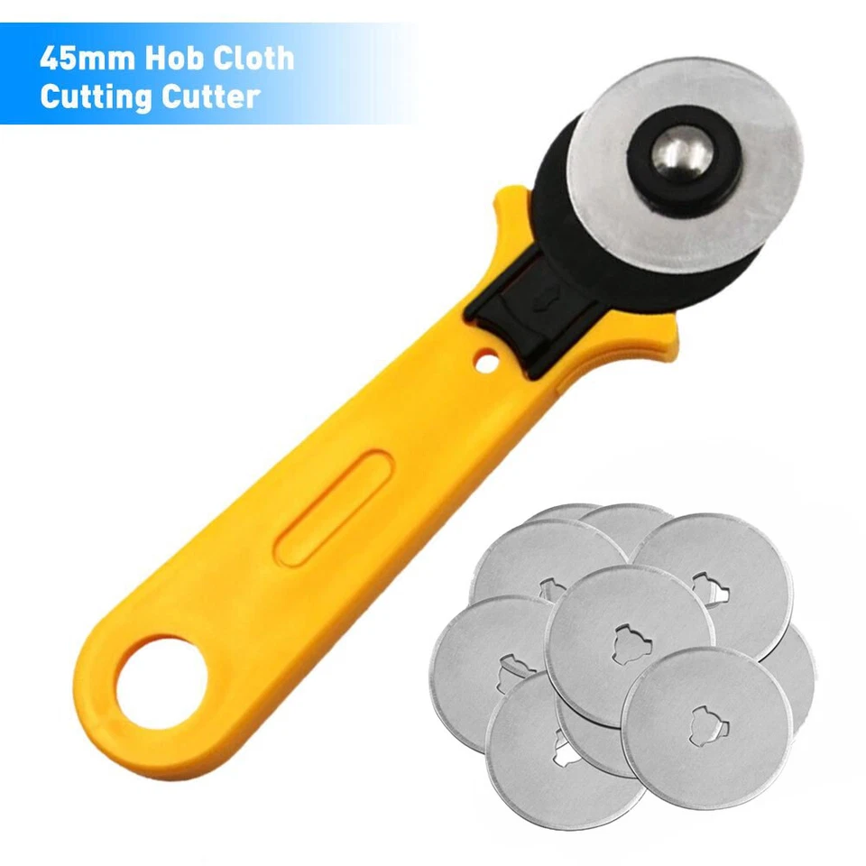 45mm Stoffschneider Rollenschneider Rollschneider Rotary Cutter mit 21X Klinge K - Bild 1 von 1