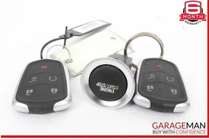 19-23 Cadillac XT5 Start Stop Ignition Switch Button w/ 2 Keys 84588238 OEM - Picture 1 of 12