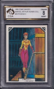1989 Marvel Comic Images Arthur Adams #25 Phoenix II - CGA 8 NM/MT