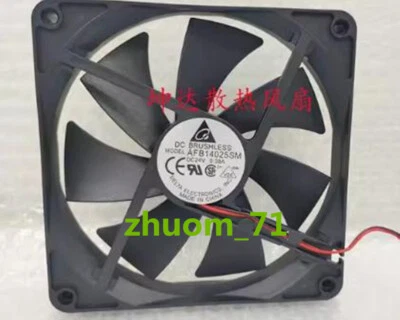 1PC Delta AFB14025SM 24V 0.38A 14CM Silent high air volume inverter fan - Image 1 of 4