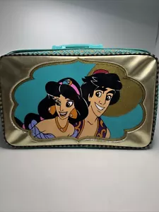 Vintage Disney Alladin & Jasmine child retro suitcase Sleepover 90’s - Picture 1 of 3