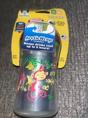 NUK GERBER 9OZ COPA DESARROLLO AVANZADO ENVOLTURA ÁRTICA 18+ MO LIBRE DE BPA A PRUEBA DE FUGAS Foto 1 de 4