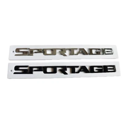Per KIA SPORTAGE R 1PCS posteriore Logo Emblems Ornaments ABS Badge Plating - Imagen 1 de 4