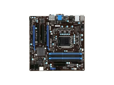 MSI B75MA-G43 MS-7798  LGA 1155 Intel B75 SATA 6Gb/s USB 3.0 mATX Motherboard - Image 1 of 3