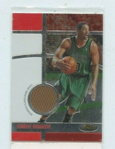Orien Greene 2005-06 TOPPS Finest Jersey Relic FFR-OG #D /1178 Boston Celtics