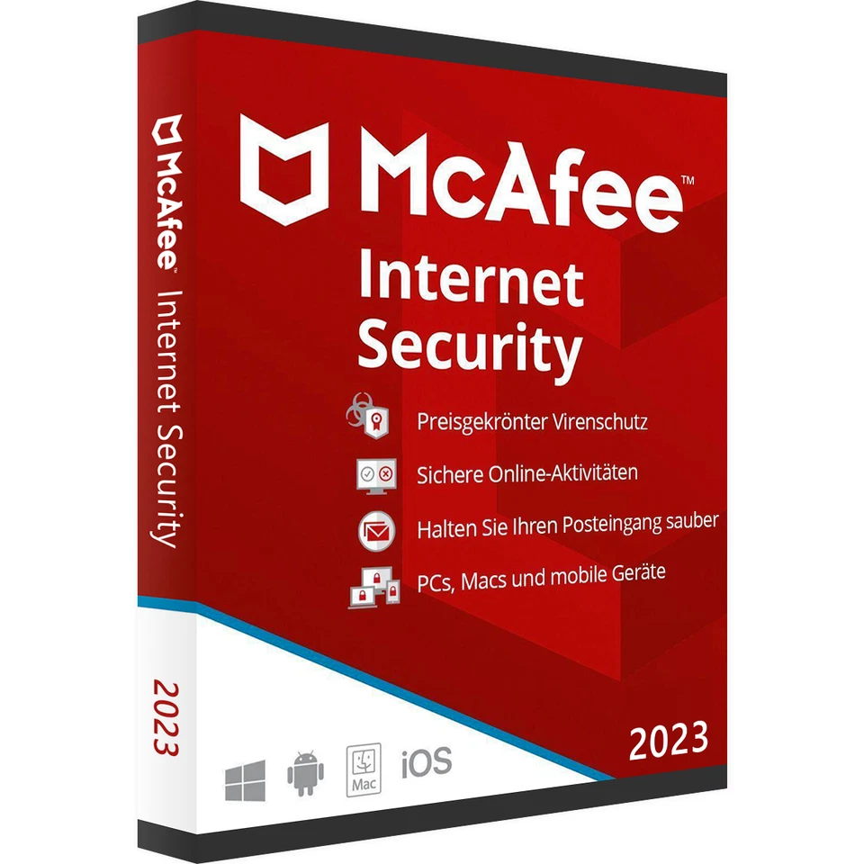 McAfee Internet Security 2025 3  Geräte 1 Jahr | Neu | Download - Bild 1 von 1