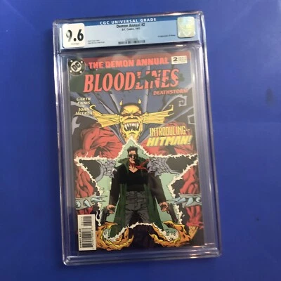 ETRIGAN DEMON ANNUAL 2 CGC 9.6 1ST APPEARANCE HITMAN GARTH ENNIS DC COMIC 1993 - Image 1 of 3