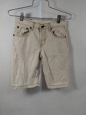 Pantalones Cortos FLYPAPER JEANS Original Niño Blanco Denim 100% Algodón, Talla 12 5 Bolsillos Foto 1 de 4