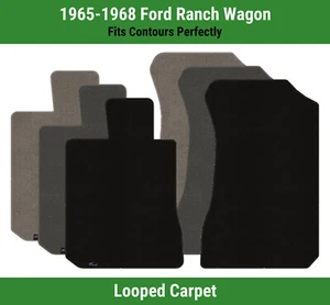 Lloyd Classic Loop Front Row Carpet Mats for 1965-1968 Ford Ranch Wagon - Picture 1 of 35