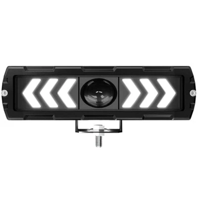 Motorcycle LED Light Bar White Yellow Driving Work Fog Lamp Spotlight 6in 120W - Image 1 of 4
