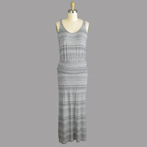 SOFT JOIE Wilcox Striped Black White Maxi Dress Size XS - Picture 1 of 9