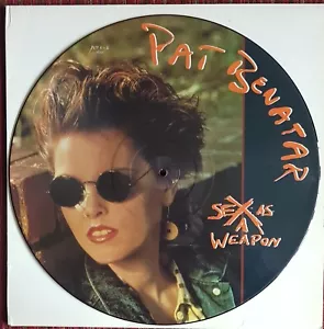 PAT BENATAR SEX AS A WEAPON EXTENDED MIX 12 INCH LTD EDN UK PICTURE DISC MINT - Picture 1 of 2