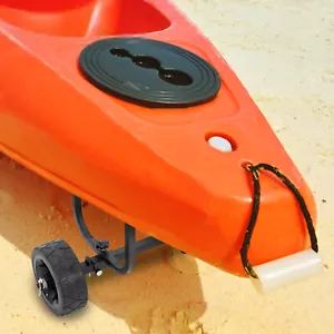Portapacchi Kayak Canoa Barca Carrello Rimorchio Carrello Trasporto Ruota 100kg - Foto 1 di 20