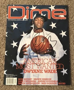 DWYANE WADE SIGNED AUTOGRAPHED 2004 DIME BASKETBALL MAGAZINE HEAT JSA CERTIFIED - Picture 1 of 3