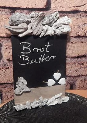 KÜCHENTAFEL SCHREIBTAFEL Treibholz Schwemmholz Shabby Landhaus Retro Vintage