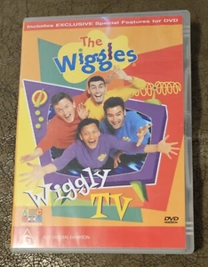 The Wiggles - Wiggly TV DVD (Vintage 2000, ABC, Original Cast) - Region 4, PAL - Picture 1 of 1