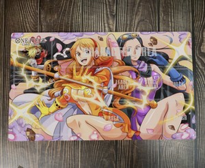 O-P OPCG TCG CCG Pad Nico·Robin & Nami Playmat Trading Card Game Mat Free Bag