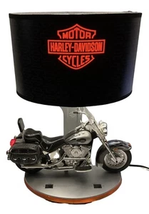 2004 Harley-Davidson Heritage Softail Tischlampe Nachtlicht mit Sound - Bild 1 von 9