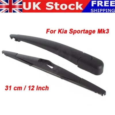 For Kia Sportage Mk3 ATV / SUV 2010-2016 Rear Wiper Arm & Blade 31 cm / 12 Inch - Image 1 of 2