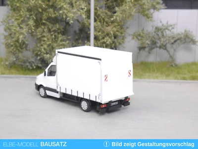 EM181 1:87 Bausatz 2x Ladebordwand für Herpa 3,5t für Umbau Eigenbau