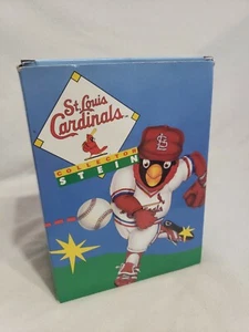 1990 ST. LOUIS CARDINALS COLLECTOR STEIN RED BIRD FIGURAL 7" CERAMIC STEIN - Picture 1 of 5