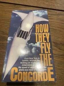 How They Fly the Concorde 1994 Aviation Documentary VHS Video Tape Paul Havis - Picture 1 of 5