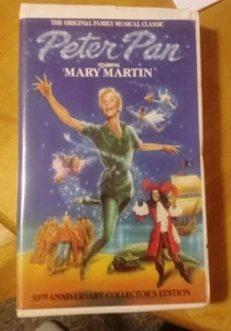 PETER PAN Starring MARY MARTIN 30th Anniversary Collector's Edition VHS (OOP) - Picture 1 of 2