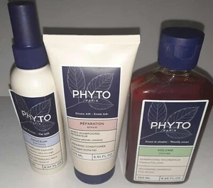 PHYTO VOLUME Volumizing Shampoo 250ml + Phyto Paris Douceur + Phyto paris Repara - Picture 1 of 5