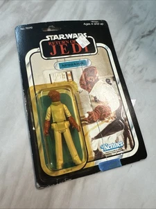 Admiral Ackbar 1983 Star Wars Vintage Actionfigur Nr. 70310 Please See Cardstock - Bild 1 von 23