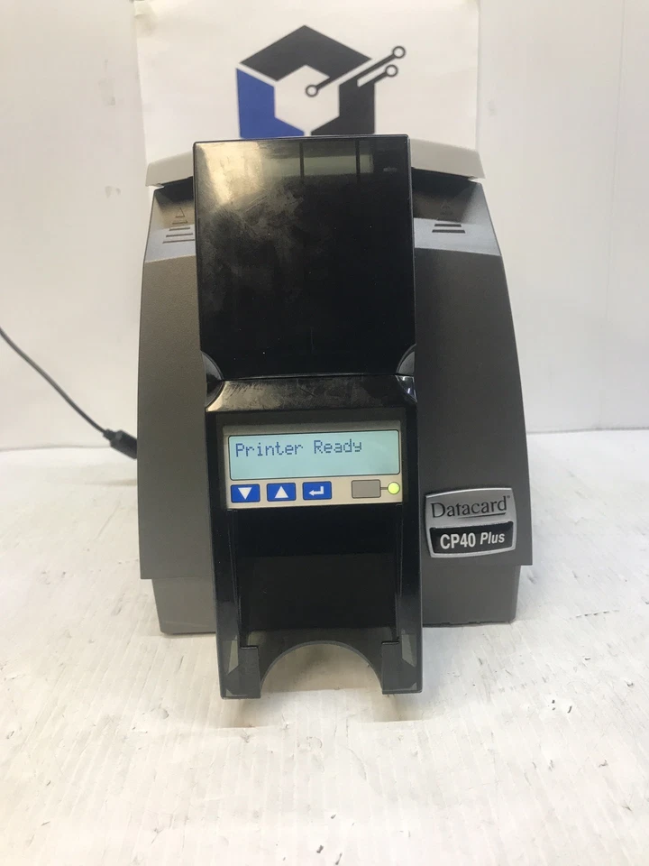 Impresora de tarjetas de identificación DataCard CP40 Plus, (293) recuento de tarjetas *FUNCIONA* VER DESCRIPCIÓN Foto 1 de 4