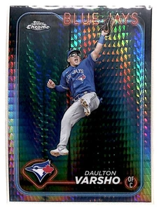 2024 Topps Chrome X-fractor Daulton Varsho Toronto Blue Jays #140 - Picture 1 of 2