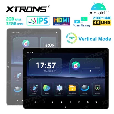 1x Android 11 14" 2+32GB Car Headrest Video Player Rear Seat TV Monitors Screen - Image 1 of 4