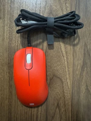 BecQ Zowie FK1 Gaming Mouse Red Used - Image 1 of 3