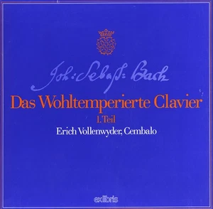 3LP Box VOLLENWYDER Piano BACH WTK Book I WELL TEMPERED Ex Libris EL-16014 NM - Picture 1 of 3