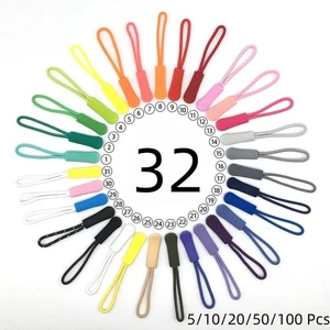 5-100pcs Zip Puller Tagging Cord Zipper Pulls Replacement Zip Tags Backpack - Picture 1 of 40