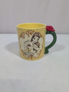 Disney Princess Beauty & Beast Belle Rose Kaffeebecher Tasse gelb - Bild 1 von 4