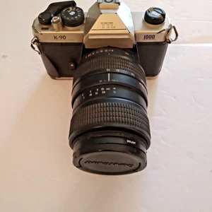 Kalimar K-90 1000 TTl analoge Kleinbildkamera mit Quantaray 55MM Objektiv ungetestet. Teile - Bild 1 von 5