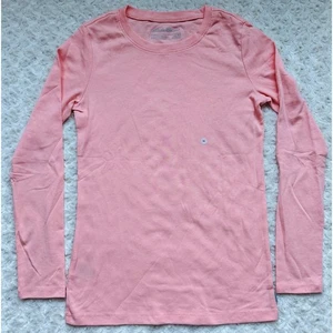 Eddie Bauer Damen Resolution Cotton Lachs Langarm T-Shirt Medium NEU - Bild 1 von 10