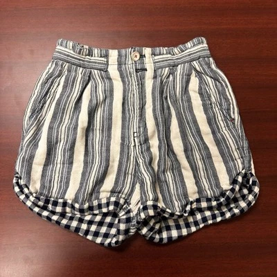 Anthropologie Pilcro Everyday Striped Shorts Womens Size 25 Cotton Boho Summer - Image 1 of 4