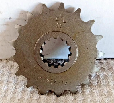 JT Front Sprocket 17T 2004-14 Yamaha YZF R1 FZ1 JTF579-17 - Image 1 of 3