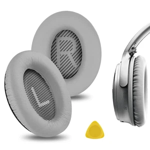 Geekria Protein cuscinetti auricolari in pelle per cuffie Bose QCSE, QC45, QC35, SoundLink - Foto 1 di 6