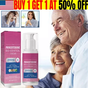 Progesteron Creme (bioidentisch) für Menopause Linderung 3000 mg USA - Bild 1 von 12