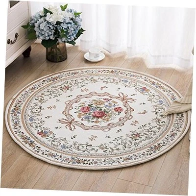  Royal Collection New Traditional Oriental Round Rug Home Decor Collection  - Image 1 of 4