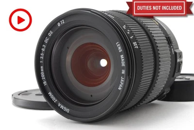 [Top MINT] Sigma 18-200mm f/3.5-6.3 DC OS Zoom Lens for Canon From JAPAN #241203 - Image 1 of 4