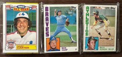 1984 TOPPS Rack Pack GARY CARTER, Bruce Sutter, Rick Camp, Billy Almon, Showing - Image 1 of 4