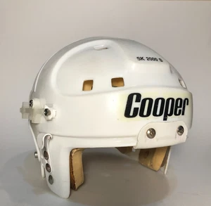 Vintage Cooper Ice Hockey Helmet SK2000 White - Picture 1 of 15