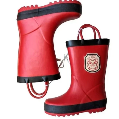 Carter's Bota de Lluvia Niños FIRE FIGHTER Bota de Lluvia Asas Pull-Up 5 Jóvenes Foto 1 de 4