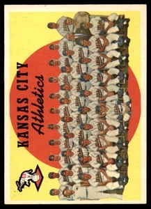 1959 Topps #172 A's Checklist 177-242 G Good Athletics Gray back   - Picture 1 of 2