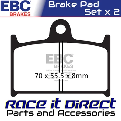 Pastillas de freno delanteras HH EBC para SUZUKI GSXR 750 W 1992-1993 Foto 1 de 4