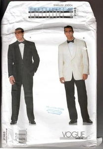SEWING PATTERN VOGUE MEN'S TUXEDO DINNER JACKET & PANTS UNCUT 2383 44,46,48 M10 - Picture 1 of 2